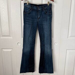 Citizens of Humanity Dark Wash Blue Medium-Rise Flare Jeans Size 29